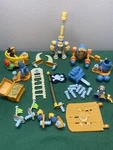 Lot Of Little Tikes Kingdom Builders & Wreckin Roller Replacement Parts Pieces Used. Price: $22.00.