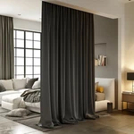 Room Divider Curtains For Ceiling Track Rod, Blackout ... New. Price: $44.94.