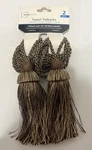 Mainstays Rope Tassel Curtain Tiebacks 2 Pack Chocolate New. Price: $11.50.