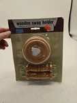 Kenney Wooden Swag Holder Curtain New. Price: $11.81.