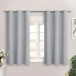 Bgment Light Grey Short Blackout Curtains For Small Windows, 38 X 45 Inch The... New. Price: $29.39.