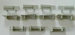 Lot Of 11 Vertical Valance Clips, 2-3/4 X34, Plastic, Window Treatment Item Used. Price: $15.50.