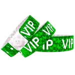 Ouchan Holographic Vip Plastic Wristbands Green - 100 Pack Vinyl F... New. Price: $20.66.