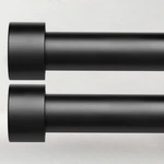 2 Pack Curtain Rods For Windows 48 To 84 INCH(4-7FT), 1 Black Adjustable... New. Price: $41.68.