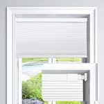 Lazblinds Cordless Cellular Shades, No Tools Drill Light Filtering Honeycomb New. Price: $21.99.