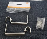 (qty 12) Kenney KN85293: Adjustable Curtain Brackets, Rods Up To 3/4" Open. Price: $28.74.