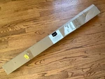 Amazon Basics Room Darkening Blackout Curtain Rod - 48" To 88", Nickel New. Price: $15.00.