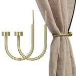 Quality Curtain Holdbacks, Solid Steel With Disk Finial,elec... New. Price: $21.07.