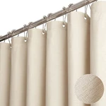 Bttn Extra Long Fabric Shower Curtain 84 Inch Linen Textured Heavy Duty Cloth... New. Price: $35.90.