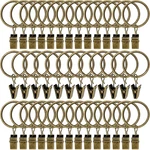 Amzseven 40 Pack Curtain With Clips, Drapery Rings, Drapes R... New. Price: $14.49.