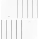 Dalix Pvc Vertical Blind Replacement Slats Curved Smooth 94.5 Length (10, Whi... New. Price: $65.71.