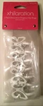Xhilaration - 7 Pack Decorative Drapery Clip Rings White Buttterfly New. Price: $17.95.