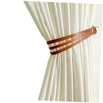 2PCS Leather Curtain Tiebacks, Glrovazas Decorative Holdbacks Straps Red-brown New. Price: $10.08.