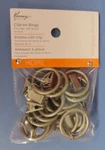Kenney Clip-on Rings Fits Rods 5/8" & 3/4" Bag Of 14 Antique Pewter #KN75001 New. Price: $10.59.