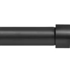Ivilon Drapery Window Curtain Rod - End Cap Style Design Pole. 72 To 144 In. Open. Price: $49.00.
