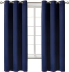 Bgment Blackout Curtains For Bedroom 63 Inches Long - Navy Blue Darkening New. Price: $22.86.