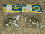 Nos 24 Vintage Conso Evergold Brass Finish Curtain Drapery Ring Hardware New. Price: $24.50.