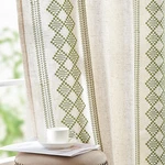 Jinchan Boho Curtains Linen Blend Beige Farmhouse 96 Inches Long For New. Price: $83.99.