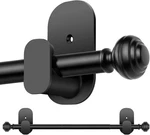 Kamanina Curtain Rods No Drilling For Windows 32 To 86 Inches, 5/8 Adjustab New. Price: $26.79.