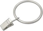 20 Pack Matte Silver Curtain Rings With Clips, Hooks Hangers New. Price: $14.39.