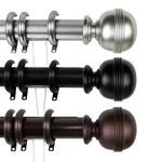 30 In. - 48 Jovian Decorative Traverse Rod With Rings Cocoa New. Price: $220.99.