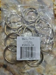 Ivilon Drapery Eyelet Curtain Rings 1.7" Loop For Hook Pins Set Of 14 Warm Gold New. Price: $13.95.