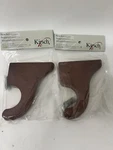 Kirsch Wood Trends 2 Brackets 3 Return Walnut Finish Set Of Support New. Price: $19.94.