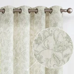 Lazzzy Linen Farmhouse Curtains For Living Room 96 Inch Length Floral Print W... New. Price: $48.68.