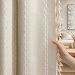 Xoguibo Boho Blackout Curtains 2 Panels 84 Inch For Living Bedroom, Beig... New. Price: $50.57.