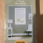 Cordless Light Filtering Pearl White 30 Inch Width, 64 Length, 1" Slat Open. Price: $17.00.
