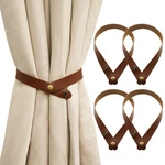 Home Queen Pu Leather Curtain Tiebacks, Modern Faux Straps Wi... New. Price: $111.98.