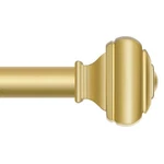 Usfook Gold Curtain Rod 66-120" (5.5-10FT) 7/8" Heavy-duty Telescoping Deco New. Price: $40.46.