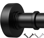 Black Shower Curtain Rod 18-72 Heavy Duty Tension New. Price: $32.99.