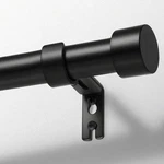 Zeerobee Curtain Rods For Windows 66 To 120, Black 32"-120", New. Price: $32.58.