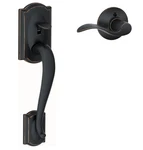 Schlage FE285 716 Acc Rh Camelot Front Entry Handleset, Aged Bronze Open. Price: $39.99.