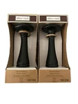 Lot Of 2 Allen + Roth Black Wood Holdback Curtain Holders #301356 New Box. Price: $24.00.