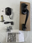 Schlage FE285 Cam 716 Acc Aged Bronze Handleset New. Price: $60.00.