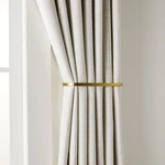 Better Homes & Gardens Brass Curtain Holdbacks, Set Of Two New. Price: $31.12.