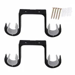 Tiweio Aluminum Alloy Ceiling Mounted Curtain Brackets - 2PCS, Black New. Price: $16.97.