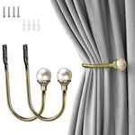 Cocivivre 2 Pack Curtain Holdbacks Wall Mounted Tiebacks Hooks Plasti... New. Price: $20.17.
