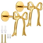 2 Pcs Metal Bow Curtain Gold Wall Mounted Cu... New. Price: $24.89.