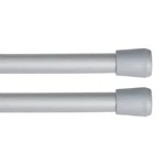 18-28 In. Adjustable Spring Tension Rod, 2-PACK, 7/16 Diameter, Silver New. Price: $21.62.