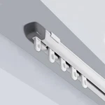 Tipiace Ceiling Mounting Telescopic Curtain Track Measurement-free Ra... New. Price: $138.48.