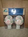 Vintage Woodland Collection Decorative Sconce Set Victorian Flower Baskets New. Price: $19.80.