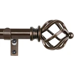 Kamanina Bronze Curtain 32 To 58 INCH(2.6-4.8FT), Adjustable Rods... New. Price: $23.73.