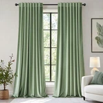 Emema Velvet Curtains 90 Inches Room Darkening Back Tab And Rod Pocket Thermal New. Price: $55.28.