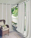 Elrene Connor 52" X 84" Indoor/outdoor Grommet Panel, White New. Price: $38.88.