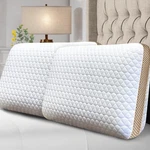 Sofslee Memory Foam Pillows Standard Size Set (pack 2), Brown New. Price: $99.46.