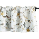 Vogol Lovely Birds Vines Printed Window Curtains Valance, Pocket Valances For... New. Price: $27.68.