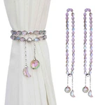 Pedobo Magnetic Curtain Tiebacks, 2 Pack Crystal Beaded Sun & Moon Pendants Shee New. Price: $17.22.
